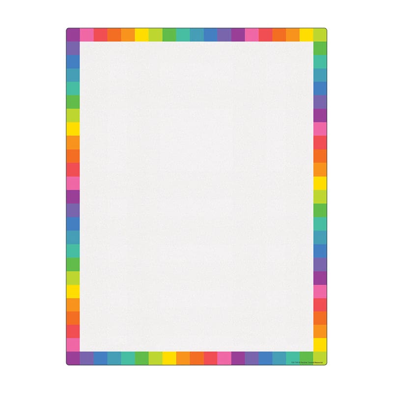 Colorful Blank Write-On/Wipe-Off Chart (Pack of 10) - Classroom Theme - Teacher Created Resources