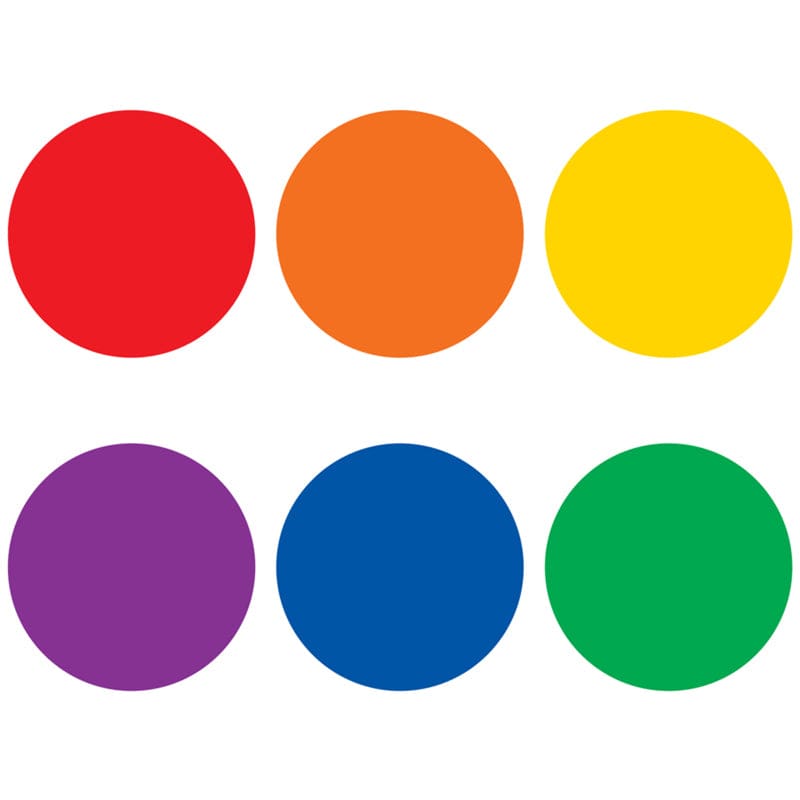 Colorful Circles Carpet Markers Spot On (Pack of 3) - Classroom Management - Teacher Created Resources