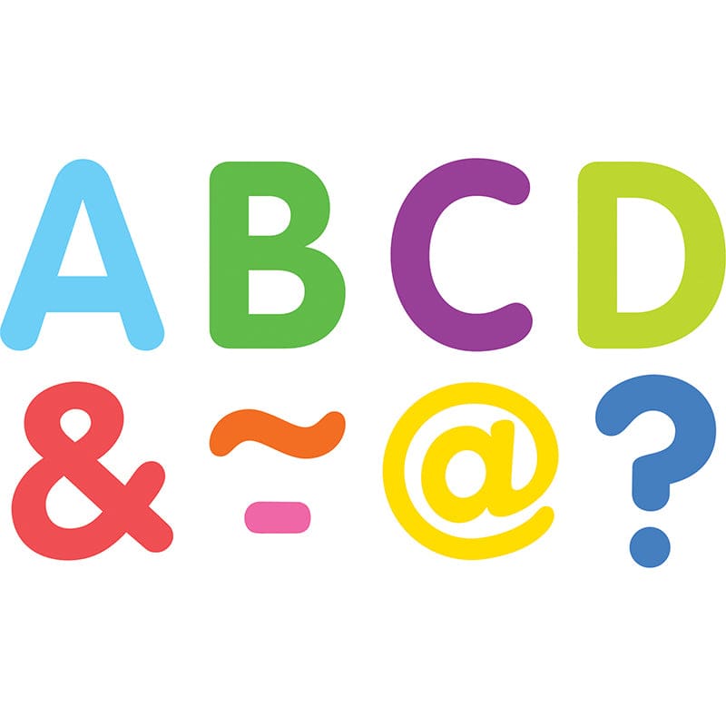 Colorful Classic 2In Magnet Letters (Pack of 6) - Letters - Teacher Created Resources