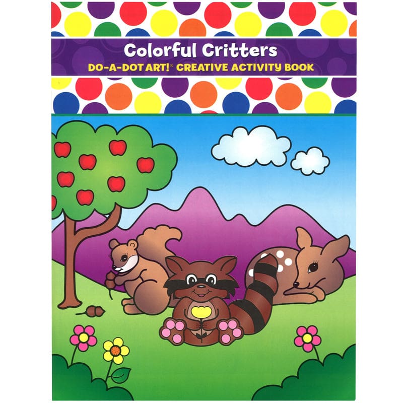 Colorful Critters Activity Book (Pack of 6) - Art Activity Books - Do-A-Dot Art