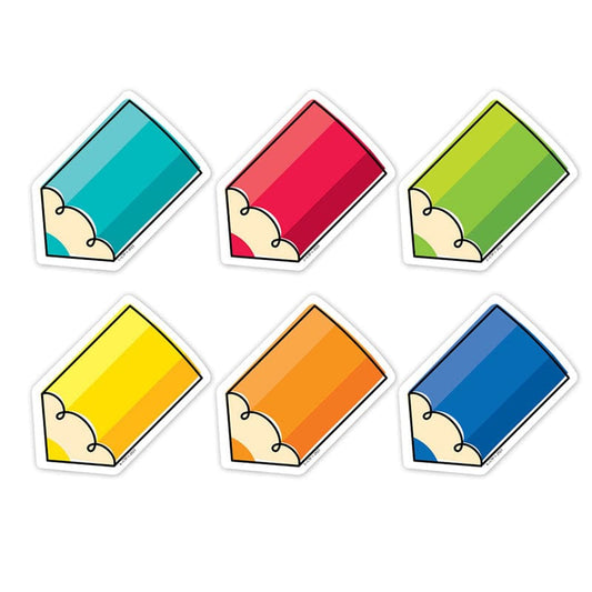 Colorful Doodle Pencil 3In Cut Outs (Pack of 10) - Accents - Creative Teaching Press