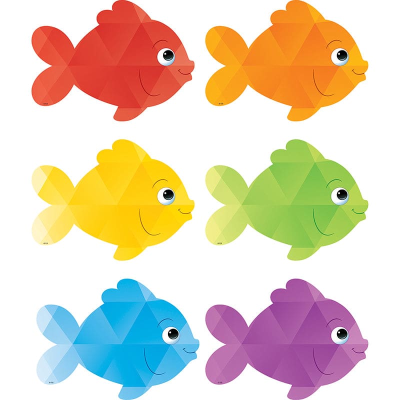 Colorful Fish Accents (Pack of 8) - Accents - Teacher Created Resources