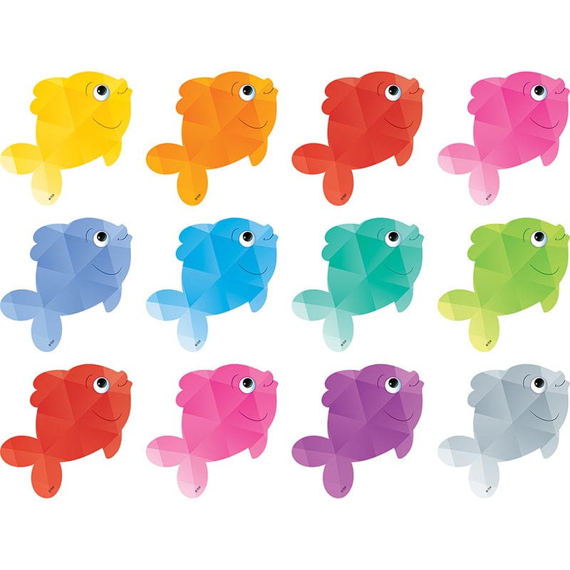 Colorful Fish Mini Accents (Pack of 10) - Accents - Teacher Created Resources