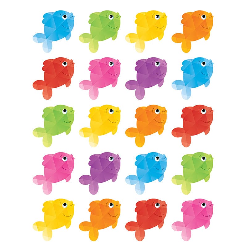 Colorful Fish Stickers (Pack of 12) - Stickers - Teacher Created Resources