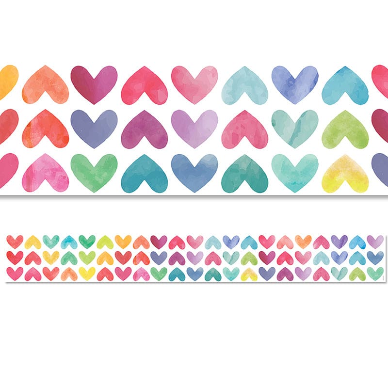 Colorful Hearts Border (Pack of 8) - Border/Trimmer - Creative Teaching Press