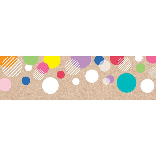 Colorful Kraft Bubbles Ez Border (Pack of 8) - Border/Trimmer - Creative Teaching Press