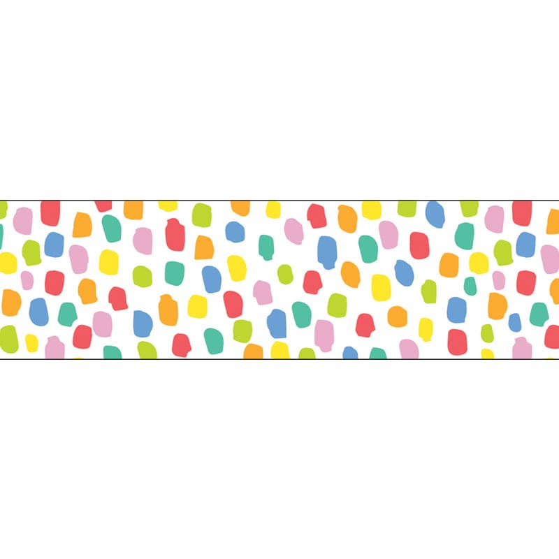 Colorful Messy Dots Ez Border (Pack of 8) - Border/Trimmer - Creative Teaching Press