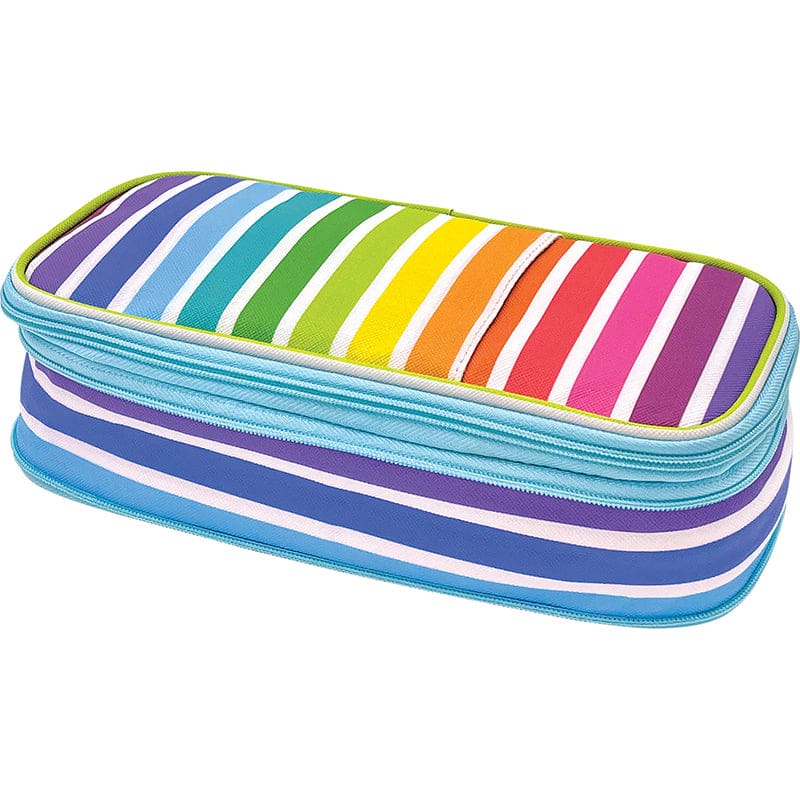Colorful Stripes Pencil Case (Pack of 6) - Pencils & Accessories - Teacher Created Resources
