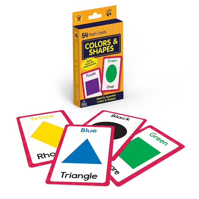 Colors And Shapes Flash Cards (Pack of 12) - Resources - Carson Dellosa Education
