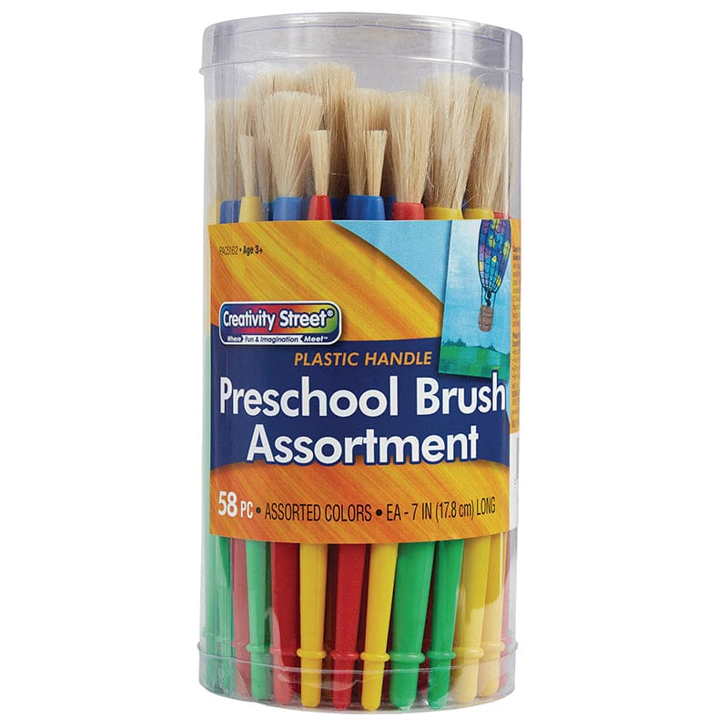 Colossal Brush Preschool 58/Set Assortment - Paint Brushes - Dixon Ticonderoga Co - Pacon