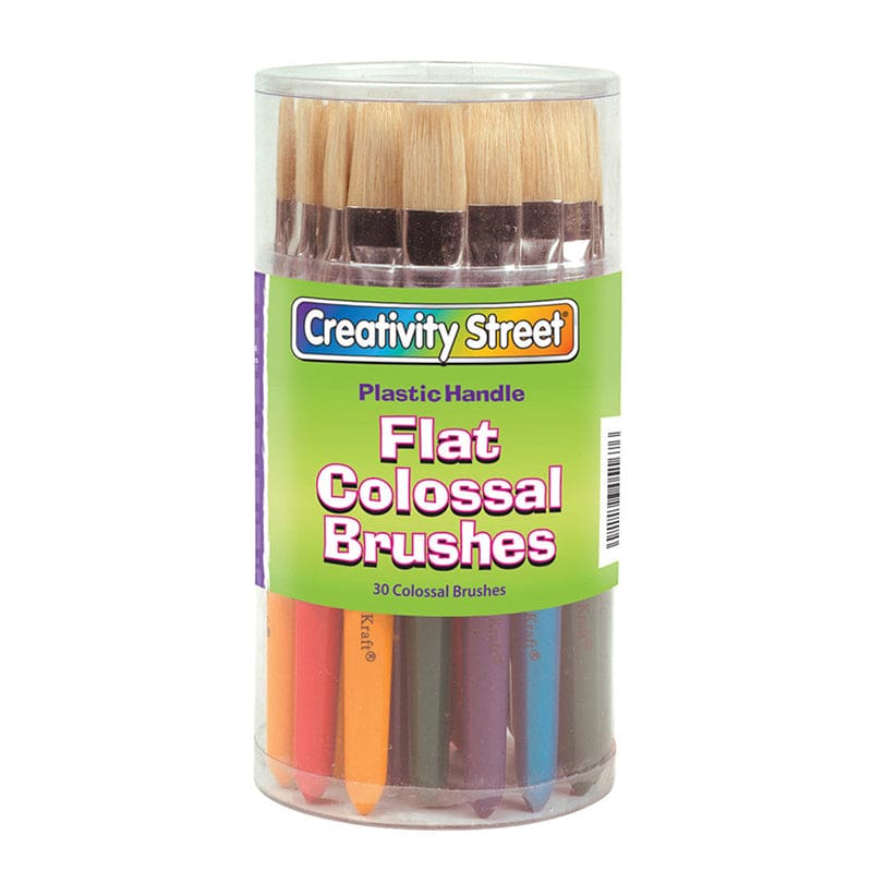 Colossal Flat Handle Brush Asstd - Paint Brushes - Dixon Ticonderoga Co - Pacon