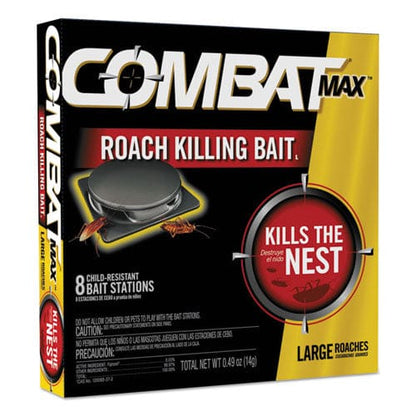 Combat Roach Bait Insecticide 0.49 Oz Bait 8/pack 12 Packs/carton - Janitorial & Sanitation - Combat®