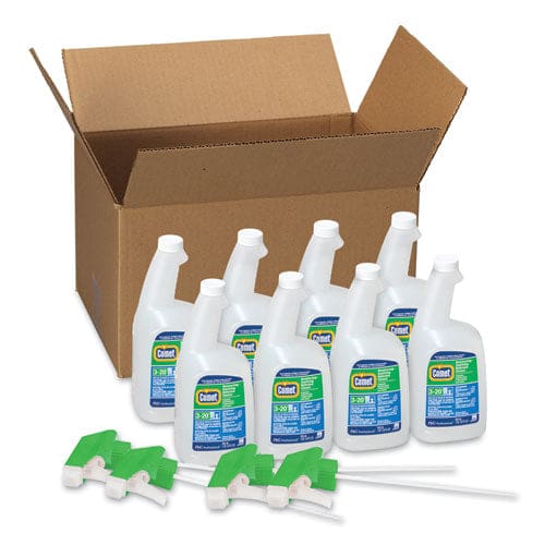 Comet Disinfecting-sanitizing Bathroom Cleaner 32 Oz Trigger Spray Bottle 8/carton - School Supplies - Comet®
