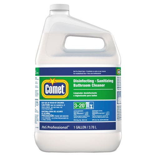 Comet Disinfecting-sanitizing Bathroom Cleaner One Gallon Bottle 3/carton - School Supplies - Comet®