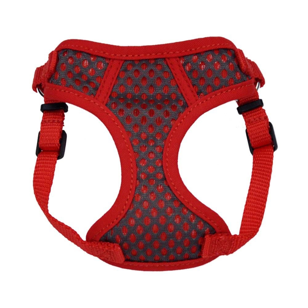 Comfort Soft Sport Wrap Adjustable Dog Harness Grey Red Extra-Small 5/8 in x 16-19 in - Pet Supplies - Comfort Soft