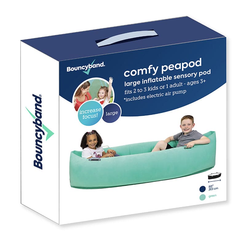 Comfy Peapod Sensory Pod 80In Green - Floor Cushions - Bouncy Bands