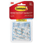 Command Clear Hooks And Strips Decorating Clips Plastic 0.1 Lb Capacity 20 Clips And 24 Strips/pack - Furniture - Command™