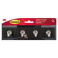 Command Decorative Key Rail Plastic Quartz/silver 8 X 1.5 X 2.13 4 Hooks/pack - Office - Command™
