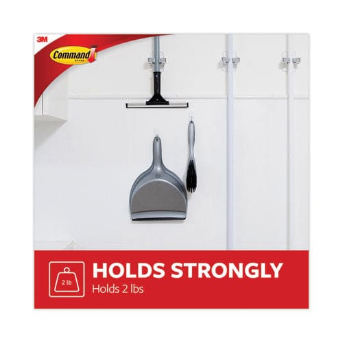 Command General Purpose Hooks Medium Metal White 2 Lb Capacity 35 Hooks And 40 Strips/pack - Furniture - Command™