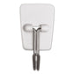Command General Purpose Wire Hooks Small Metal White 0.5 Lb Capacity 3 Hooks And 4 Strips/pack - Furniture - Command™