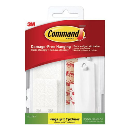 Command Picture Hanging Kit Assorted Sizes Plastic White 1 Lb; 4 Lb Capacities 24 Pieces/pack - Furniture - Command™