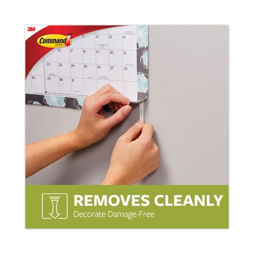 Command Poster Strips Removable Holds Up To 1 Lb Per Pair 0.63 X 1.75 White 12/pack - School Supplies - Command™