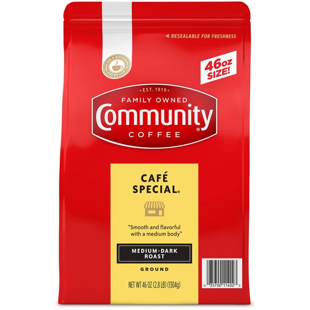 Community Coffee Ground Cafe Special (46 oz.) - Coffee Tea & Cocoa - Community Coffee