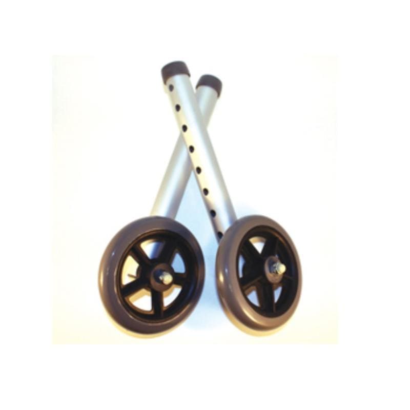 Compass Health Brands Walker Wheel Kit 5 With Glide Caps Pair - Durable Medical Equipment >> Walking Aids - Compass Health Brands