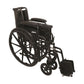 Compass Health Brands Wheelchair 16 X 16 Dsk Arms Elr - Durable Medical Equipment >> Wheelchairs - Compass Health Brands