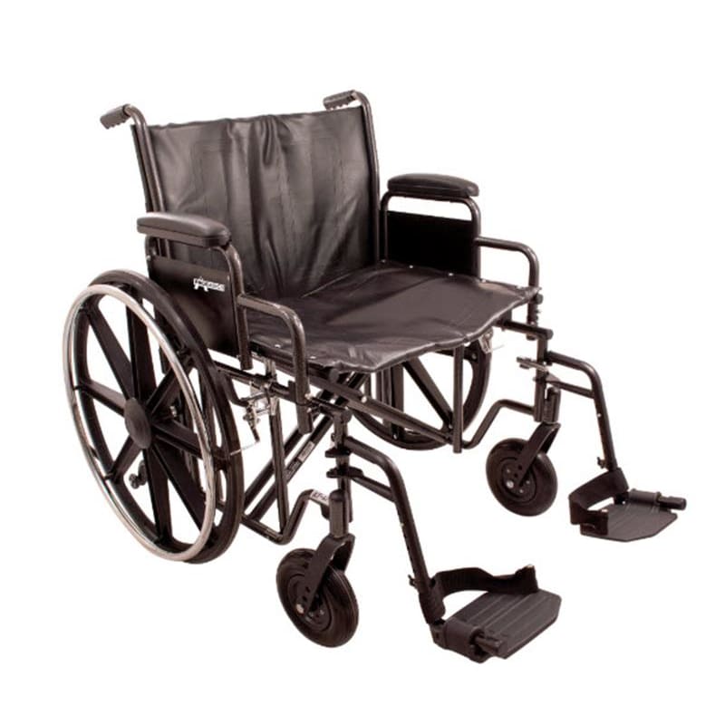 Compass Health Brands Wheelchair 24 X 18 Dsk Arm Footrest - Durable Medical Equipment >> Wheelchairs - Compass Health Brands
