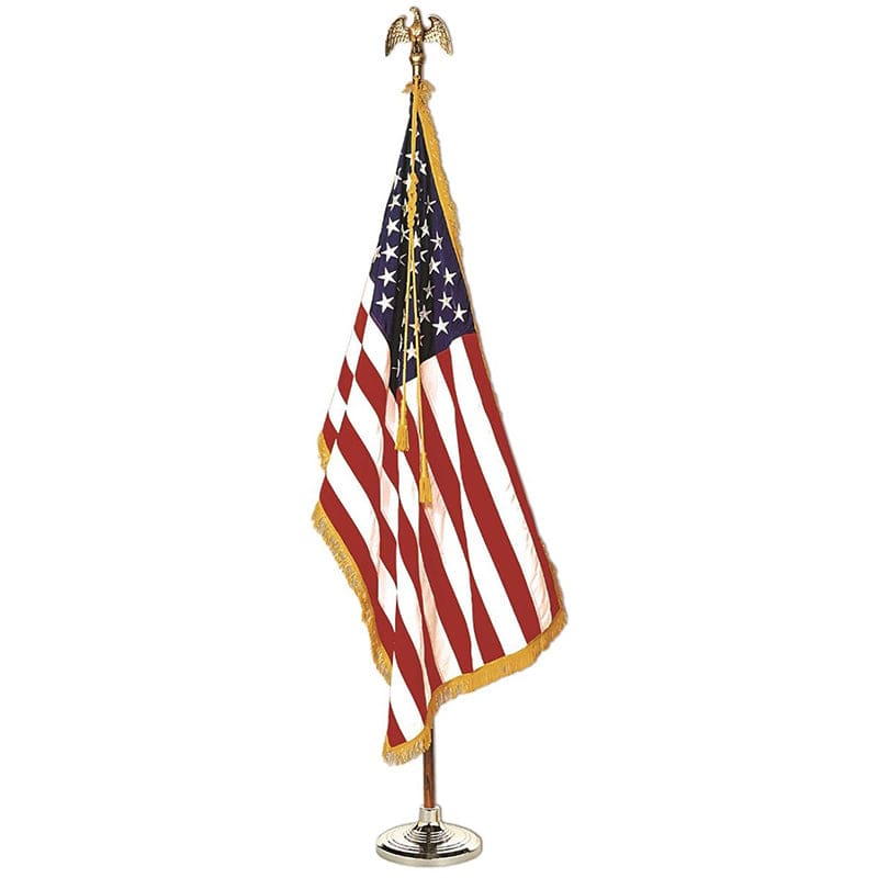 Complete Mounted Us Flag Set 3X5 8 Ft Pole - Flags - Annin & Company