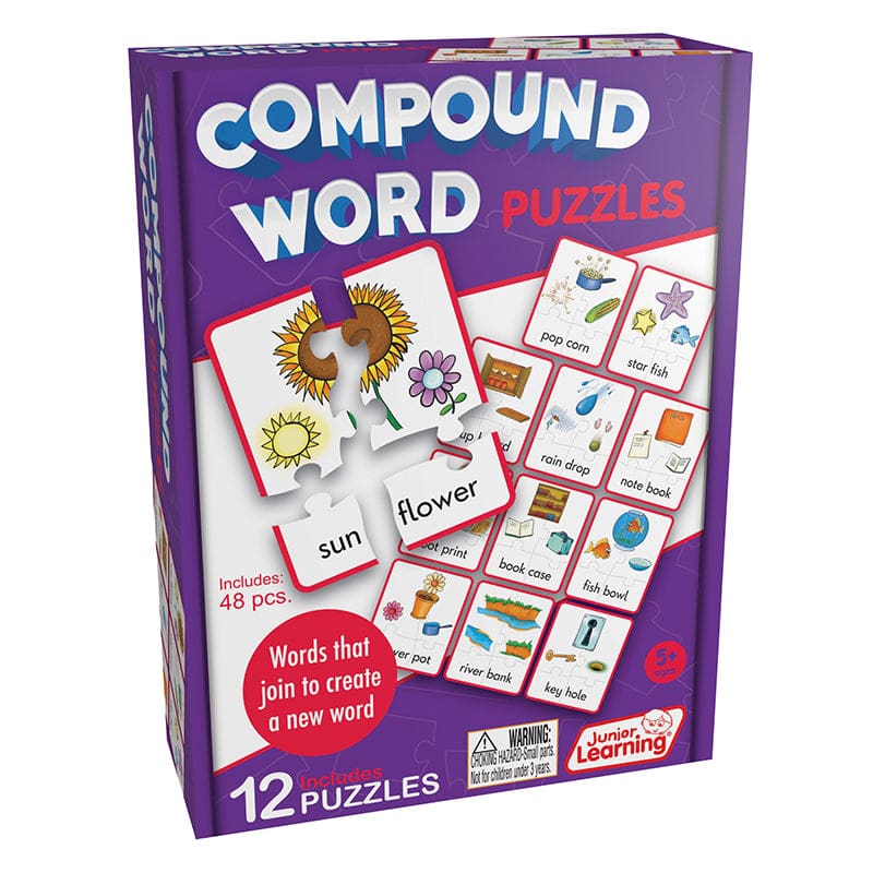 Compound Puzzles (Pack of 6) - Language Arts - Junior Learning