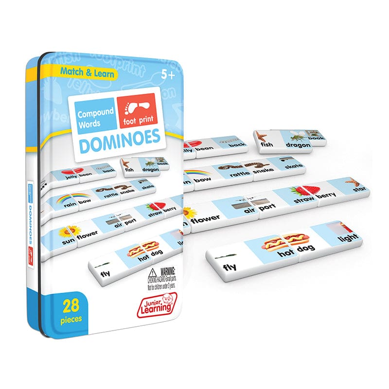 Compound Words Match Learn Dominoes (Pack of 6) - Dominoes - Junior Learning