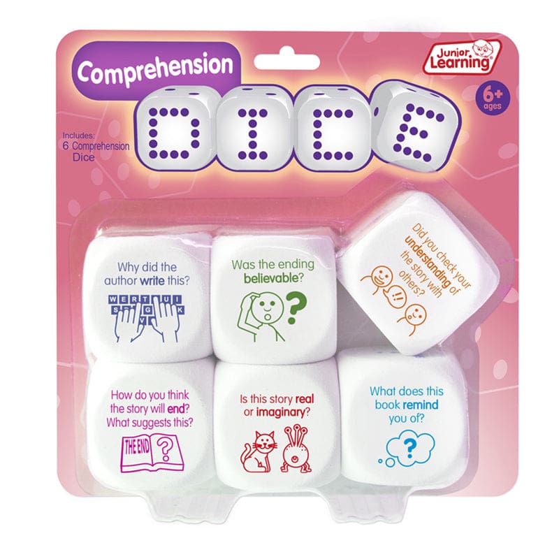 Comprehension Dice (Pack of 3) - Dice - Junior Learning