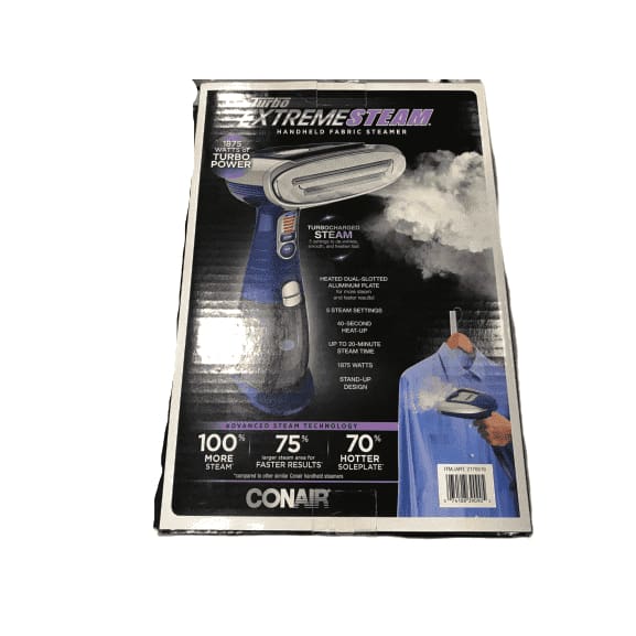 Conair Turbo Extreme Steam Hand Held Fabric Steamer - ShelHealth.Com