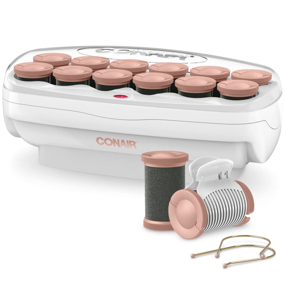 Conair Xtreme Big Curls Hot Rollers with Bonus Metal and Super Clips - Styling Tools - Conair