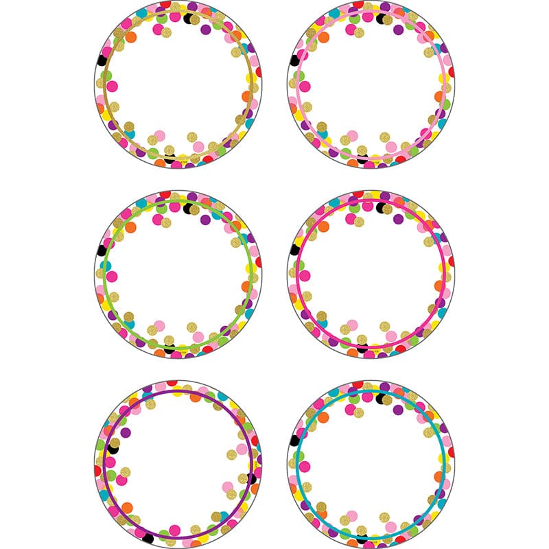 Confetti Accents (Pack of 8) - Accents - Teacher Created Resources