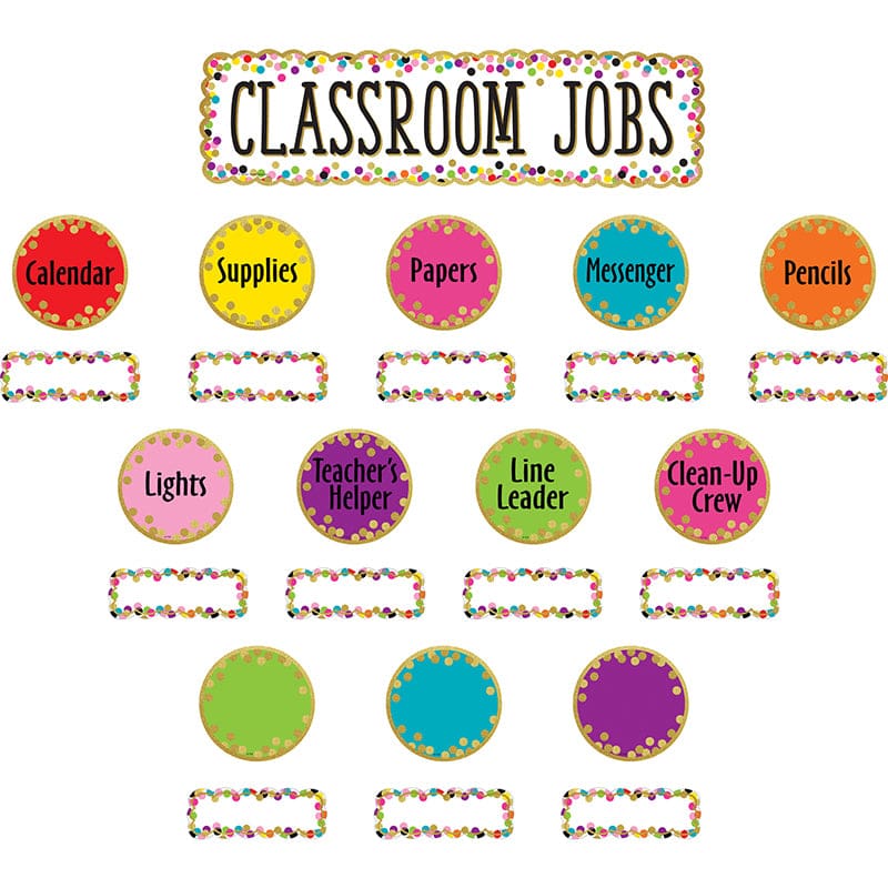 Confetti Classroom Jobs Mini Bb St (Pack of 6) - Miscellaneous - Teacher Created Resources