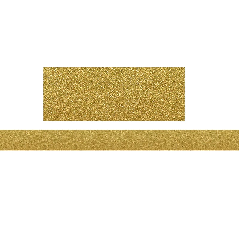 Confetti Gold Straight Border Trim (Pack of 10) - Border/Trimmer - Teacher Created Resources