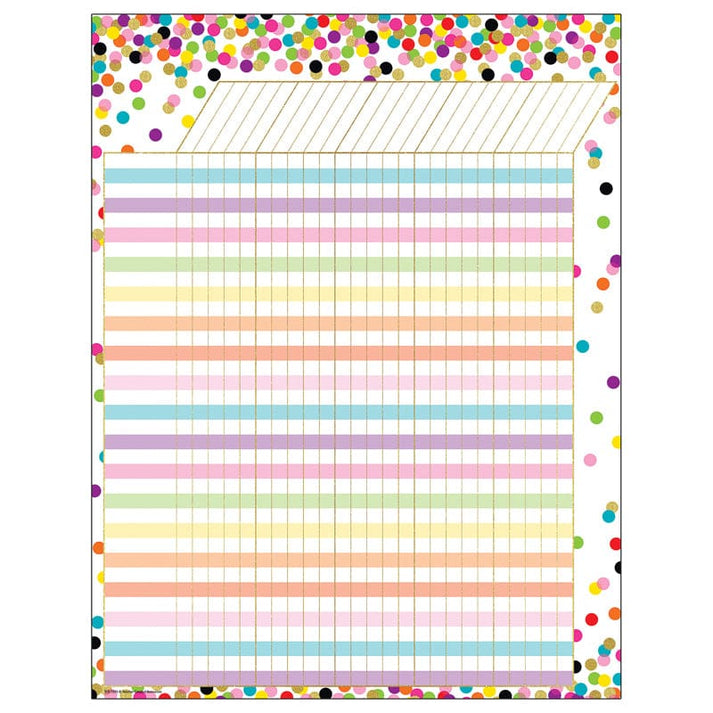 Confetti Incentive Chart (Pack of 12) | ShelHealth