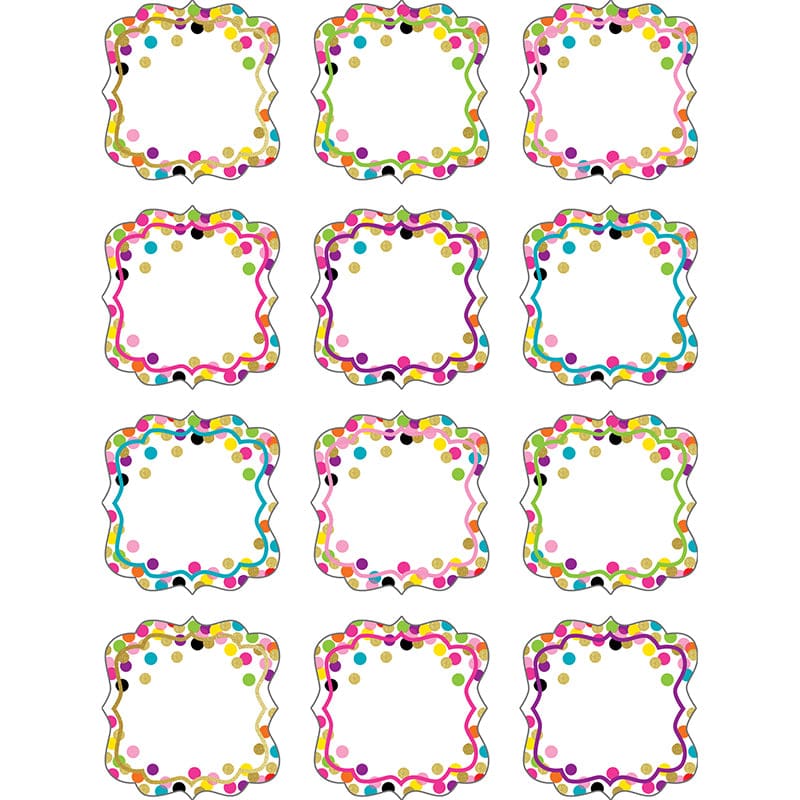 Confetti Mini Accents (Pack of 10) - Accents - Teacher Created Resources