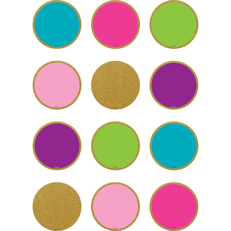 Confetti Mini Circles Mini Accents (Pack of 10) - Accents - Teacher Created Resources