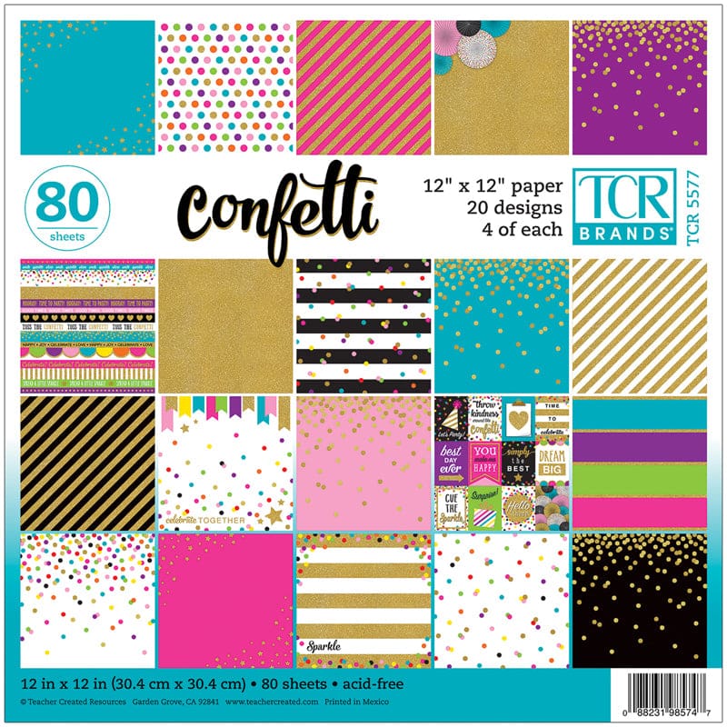 Confetti Project Paper (Pack of 2) - Craft Paper - Teacher Created Resources