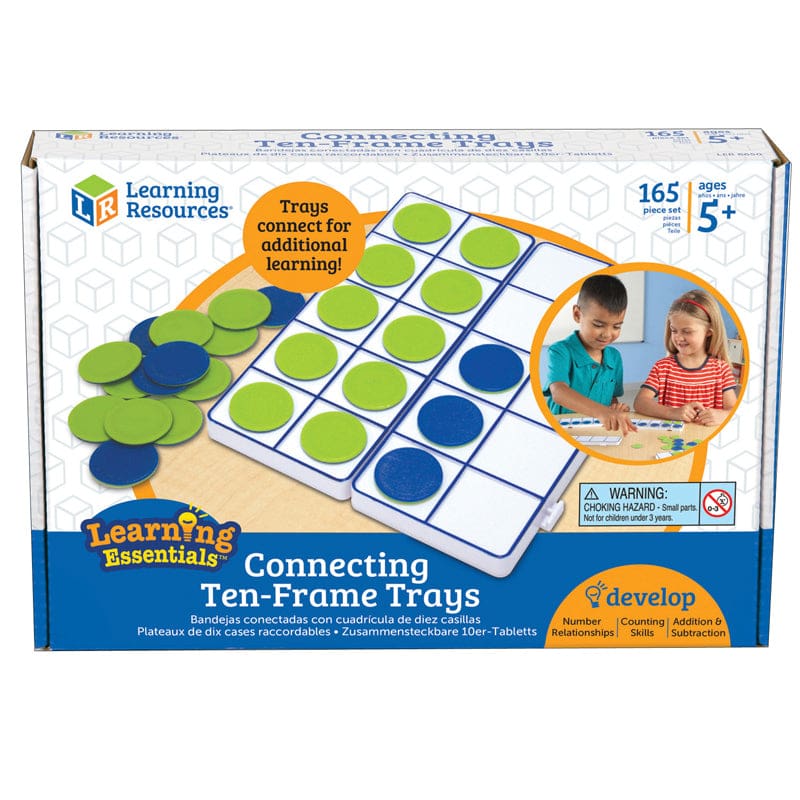 Connecting Ten Frame Trays - Base Ten - Learning Resources