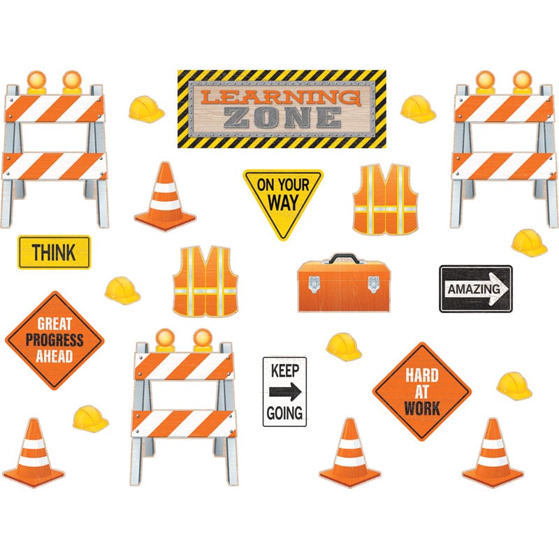 Construction Learning Zone Bb St (Pack of 3) - Classroom Theme - Teacher Created Resources