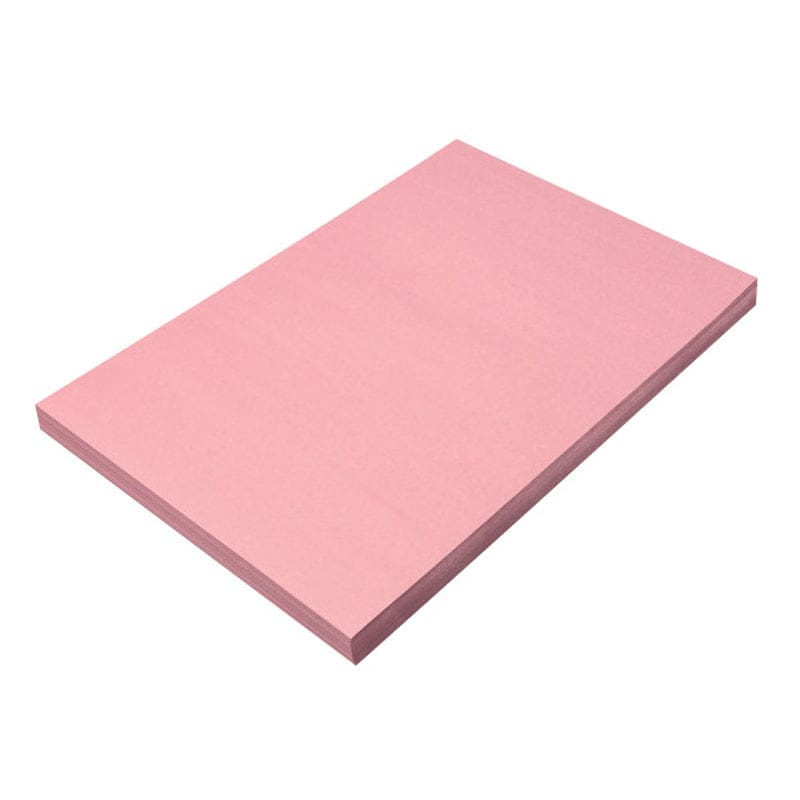 Construction Paper Pink 100Pk 12X18 (Pack of 6) - Construction Paper - Dixon Ticonderoga Co - Pacon