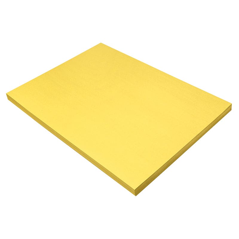Construction Paper Yellow 18X24 100 Sheets (Pack of 2) - Construction Paper - Dixon Ticonderoga Co - Pacon