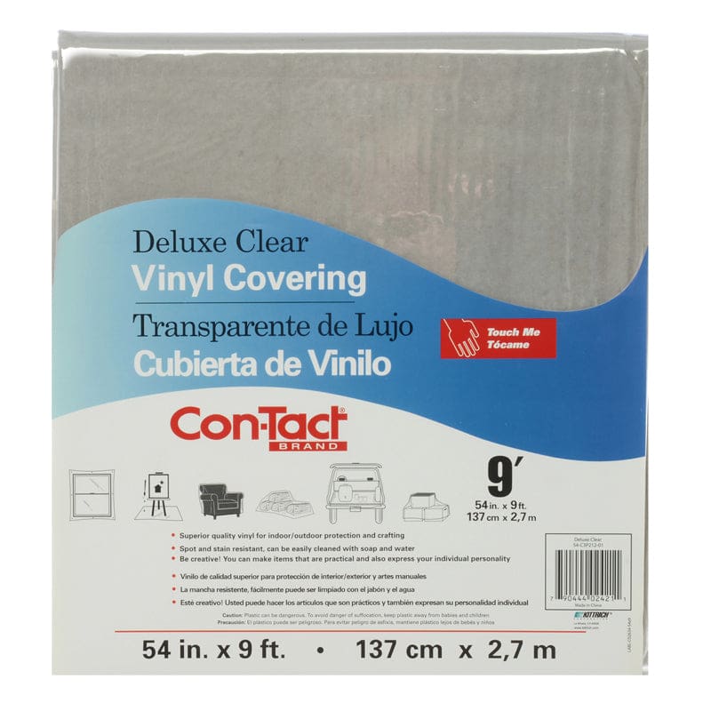 Contact Clear Vinyl Covering Deluxe (Pack of 2) - Janitorial - Kittrich Corporation