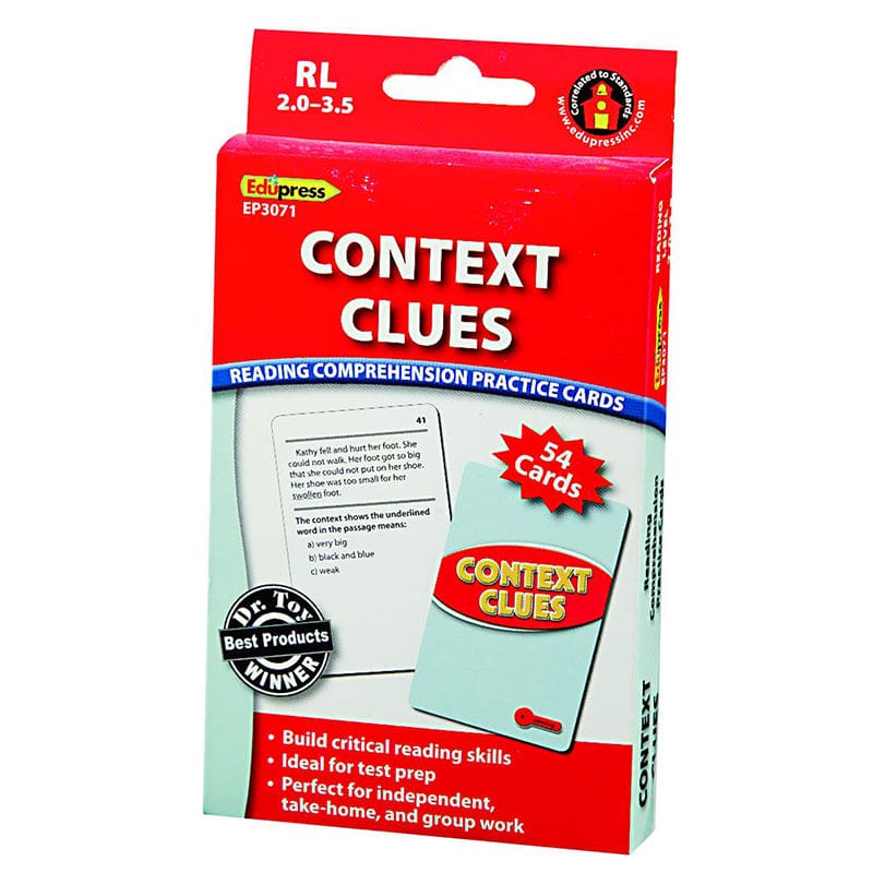 Context Clues - 2.0-3.5 (Pack of 6) - Comprehension - Teacher Created Resources