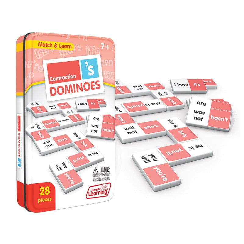 Contraction Match & Learn Dominoes (Pack of 6) - Dominoes - Junior Learning
